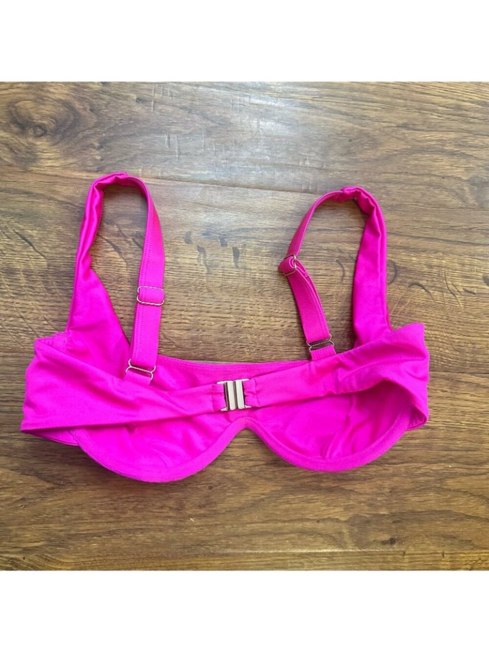 MBM Swim Chance Bikini Top in Magenta M - Picture 5 of 7